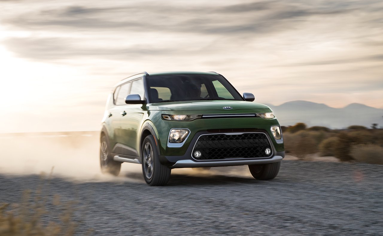 2020 Kia Soul Green Exterior Front View 2020 Kia Soul Green Exterior Front View